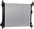 Radiator, 1.2L Engine, Automatic Transmission, Aluminum Core, Plastic Tank