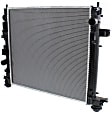 Radiator, 2.0L Engine, Manual Transmission, Coupe or Sedan, Aluminum Core, Plastic Tank