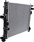 Radiator, 2.0L Engine, Manual Transmission, Coupe or Sedan, Aluminum Core, Plastic Tank
