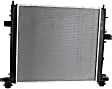 Radiator, 2.0L Engine, Manual Transmission, Coupe or Sedan, Aluminum Core, Plastic Tank