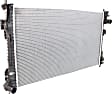 2013-2019 Ford Police Interceptor Utility - Radiator, 3.5L/3.7L Engines, Base/Limited/Platinum/XLT Models, With Power Take-Off, Aluminum Core, Plastic Tank