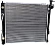 Radiator, 2.0L Engine, Aluminum Core, Plastic Tank