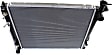 Radiator, 2.0L Engine, Aluminum Core, Plastic Tank