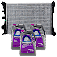 4-Piece Kit Radiator, Includes (1) Radiator and (3) Coolant/Antifreeze