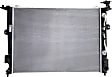 Radiator, 3.8L Engine, Sedan, Aluminum Core, Plastic Tank
