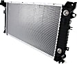 Radiator, 8 Cyl., 5.3L/6.2L Engines, Plastic Tank, Aluminum Core, with Transmission Cooler, with Engine Oil Cooler