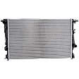 Radiator, 2.4L/3.2L Engines, With Dual Fan Assembly, Aluminum Core, Plastic Tank