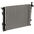 Radiator, 2.4L/3.3L Engines, Aluminum Core, Plastic Tank