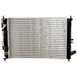 Radiator, 1.6L/1.8L/2.0L Engines, Automatic or Manual Transmission, Aluminum Core, Plastic Tank