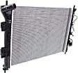 Radiator, 1.6L/2.0L Engines, Automatic Transmission, Aluminum Core, Plastic Tank