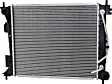 Radiator, 1.6L Engine, Automatic Transmission, With Turbo, Aluminum Core, Plastic Tank