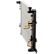 Radiator, 2.0L Engine, Automatic or Manual Transmission, Standard Duty Cooling, Aluminum Core, Plastic Tank