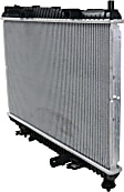 2014-2019 Ford Fiesta - Radiator, 1.6L Turbo, ST Model, Aluminum Core, Plastic Tank