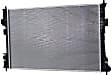 Radiator, 3.5L Engine, Base/Limited/XLT Models, Non-Turbo, Aluminum Core, Plastic Tank