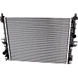 Radiator, 8 Cyl., 6.2L, Supercharged Engine, Aluminum Core, Plastic Tank
