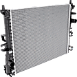 Radiator, 8 Cyl., 6.2L, Supercharged Engine, Aluminum Core, Plastic Tank