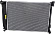 Radiator, 2.4L Engine, SE/2.4 Sport/Essential/GL/GLS/Limited/Luxury/Preferred/SEL/Sport/Sport Tech Models, Aluminum Core, Plastic Tank