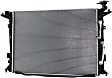 Radiator, 3.8L Engine, Automatic or Manual Transmission, Standard Duty Cooling, Aluminum Core, Plastic Tank