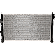 Radiator, 2.3L Engine, Aluminum Core, Plastic Tank