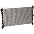 Radiator, 2.3L Engine, Aluminum Core, Plastic Tank