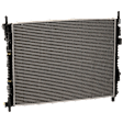Radiator, 3.7L/5.0L Engines, GT/GT 50 Years Limited Edition/GT Premium/V6 Models, Aluminum Core, Plastic Tank