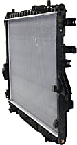 Radiator, 2.5L Engine, Aluminum Core, Plastic Tank