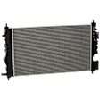 Radiator, 1.4L/1.6L/1.8L Engines, Aluminum Core, Plastic Tank