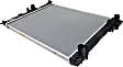Radiator, 1.4L Engine, Automatic Transmission, Aluminum Core, Plastic Tank
