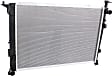 2016-2018 Kia Sorento - Radiator, 2.4L Engine, Aluminum Core, Plastic Tank