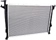 2016-2018 Kia Sorento - Radiator, 2.4L Engine, Aluminum Core, Plastic Tank