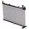 Radiator, 2.5L/3.5L Engines, Aluminum Core, Plastic Tank