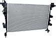 Radiator, 1.4L Engine, Aluminum Core, Plastic Tank