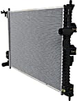 Radiator, 2.3L Engine, Aluminum Core, Plastic Tank