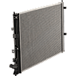 Radiator, 1.5L Turbo Engine, Coupe/Hatchback/Sedan, Aluminum Core, Plastic Tank