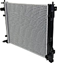 Radiator, 2.0L Non-Turbo Engine, Coupe/Sedan, Aluminum Core, Plastic Tank