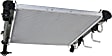 Radiator, 2.0L Engine, SX/SX Limited/SX Turbo/SXL/SXL Turbo Models, Aluminum Core, Plastic Tank