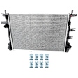 Radiator, 6 Cyl., 2.7/3.0L, Turbocharged Engines, Plastic Tank