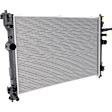 Radiator, 4/6 Cyl., 2.4L/3.5L Engines, Aluminum Core, Plastic Tank