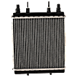 Radiator, 2.0L/6.2L Engines, Plastic Tank, Auxiliary Radiator
