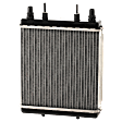 Radiator, 2.0L/6.2L Engines, Plastic Tank, Auxiliary Radiator