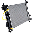 Radiator, 1.6L Engine, Aluminum Core, Aluminum Tank