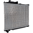 Radiator, 2.4L Engine, Aluminum Core, Aluminum Tank