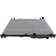 Radiator, 2.4L Engine, Aluminum Core, Aluminum Tank