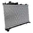 Radiator, 2.5L Engine, Plastic Tank
