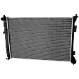 Radiator, 2.5L Engine, Aluminum Core, Aluminum Tank