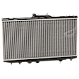 Radiator, 1.6L/1.8L Engines, Automatic or Manual Transmission, Aluminum Core, Plastic Tank