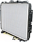 Radiator, 2.3L/2.6L/3.1L Engines, Aluminum Core, Plastic Tank