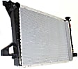 Radiator, 4.9L Engine, Plastic Tank, Standard Duty Cooling, Without Factory Air