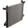 Radiator, 5.0L/5.8L Engines, Plastic Tank, Automatic or Manual Transmission, Standard Duty Cooling
