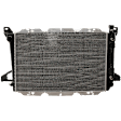 1994 Ford F-250 - Radiator, 2-Row Core, Heavy Duty Cooling. With or Without Factory Air, 6 Cyl 4.9L